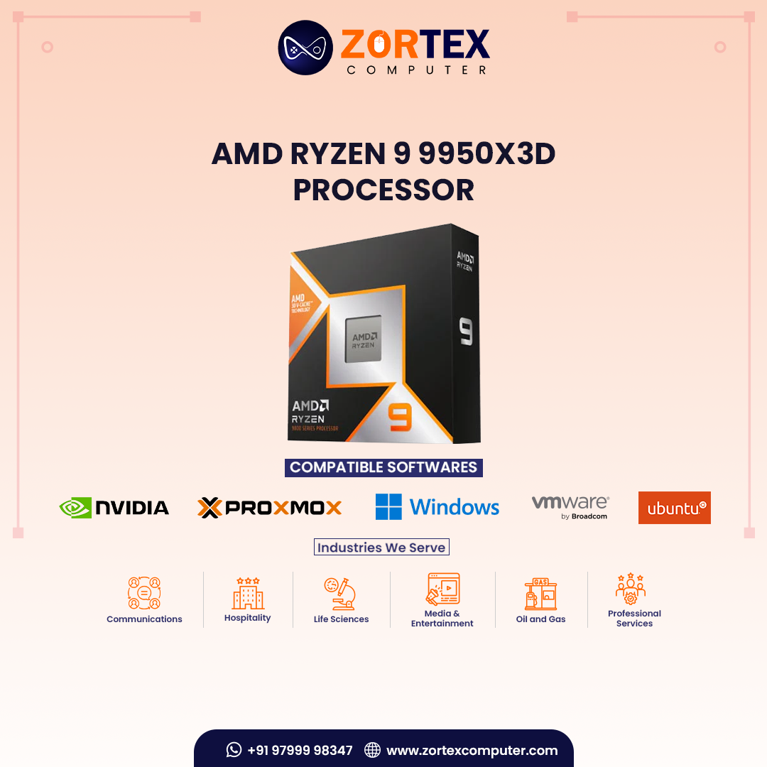 AMD Ryzen 9 9950X3D Processor